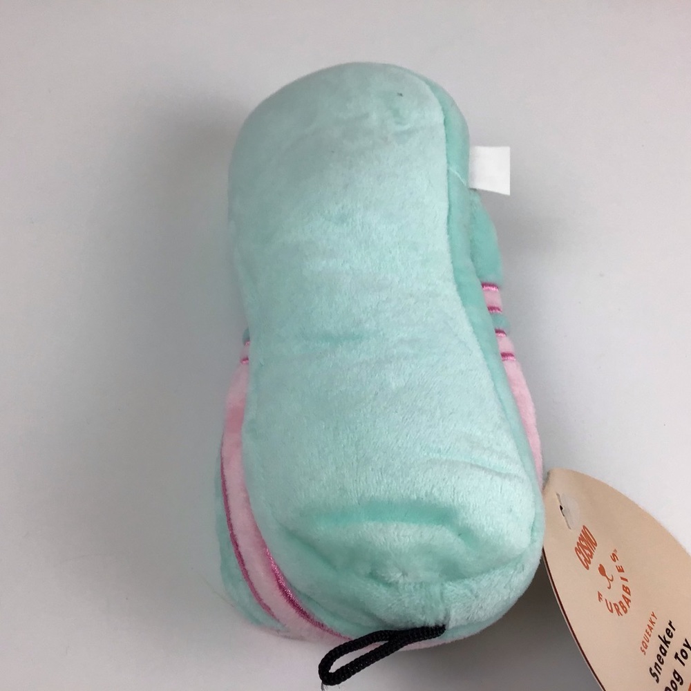 Cosmo Furbabies Squeaky Sneaker Dog Toy-Plush and Rope,Crinkle Paper - Picture 4 of 4